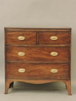 Lot 518 - A George III mahogany chest of drawers