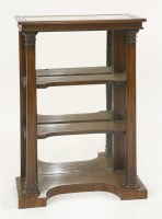 Lot 530 - A Regency rosewood bookcase