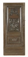 Lot 405 - An oak door