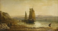 Lot 326 - Attributed to William Henry Williamson (1820-1883)
COASTAL SCENES WITH FISHING BOATS
A pair