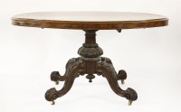 Lot 441 - A Victorian oval loo table