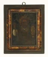 Lot 113 - A tortoiseshell picture frame