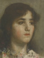 Lot 298 - Charles Gogin (1844-1931)
PORTRAIT OF A YOUNG WOMAN