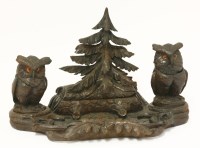 Lot 157 - A Black Forest inkstand