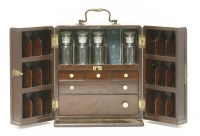 Lot 161 - A George III mahogany apothecary box