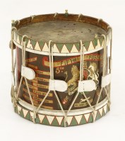 Lot 237 - A Regimental side drum