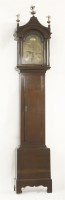 Lot 346 - An oak eight-day longcase clock