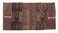 Lot 428 - Two Persian 'mosaic' rugs