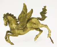 Lot 186 - A gilt bronze figure of Pegasus