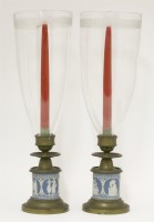 Lot 99 - A pair of Wedgwood jasperware storm lanterns
