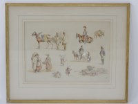 Lot 260 - Charles Cooper Henderson (1803-1877)
FIGURE STUDIES
Signed with initials l.r.