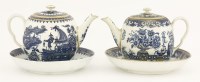 Lot 22 - Two Worcester Teapots and Covers