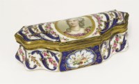 Lot 58 - A Sèvres-style dressing table box