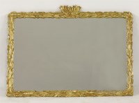 Lot 465 - A gilt framed wall mirror