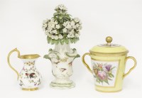 Lot 39 - A Derby Urn and Flowers
