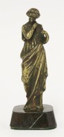 Lot 178 - A gilt bronze figure of a goddess