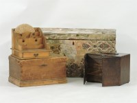 Lot 431 - A 19th century pine box