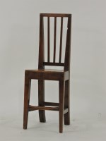 Lot 470 - A 19th century elm child's chair