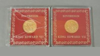 Lot 24 - A King Edward VII 1908 gold sovereign