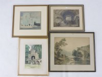 Lot 308 - Four framed watercolours