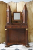 Lot 412 - A Biedermeier mahogany dressing table