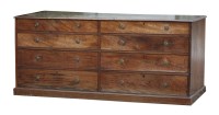 Lot 417 - A George III plans chest