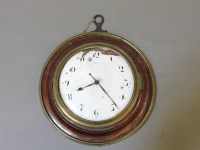 Lot 135 - A late 18th century sedan clock