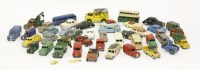 Lot 33 - A collection of Dinky and Corgi cars and commercial vehicles (approximately forty)