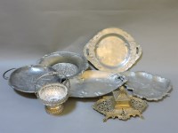 Lot 454 - Five various Art Nouveau style trays