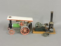 Lot 156 - A Carette stationary steam engine