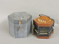 Lot 298 - A Lachenal concertina