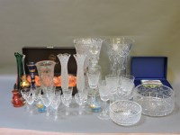 Lot 470 - A collection of cut and pressed glassware