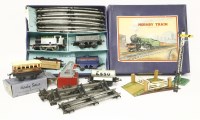 Lot 98 - A Hornby '0' gauge No 201 tank goods set