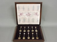 Lot 259 - A set of ten silver 'The Queen's Beasts' spoons