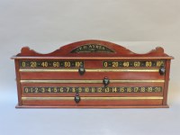 Lot 326 - F H Ayres billiards scoreboard