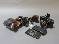 Lot 238 - An early 20th century folding F Deckal Munchen Compur camera