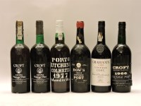 Lot 82 - Assorted Port to include: Croft