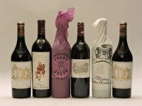Lot 206 - Assorted 2003 Red Bordeaux to include two bottles each: Château Mouton Rothschild