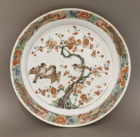 Lot 621 - A Kangxi famille verte dish