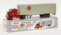 Lot 21 - A Dinky Supertoys tractor-trailer McLean