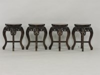 Lot 438 - Four vase stands