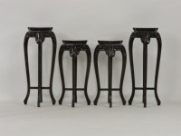 Lot 450 - Two pairs of vase stands