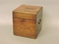 Lot 358 - A George III decanter box