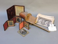 Lot 310 - Five various ambrotype photographs