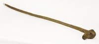 Lot 439 - A Zulu hardwood stick