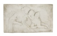 Lot 135 - A marble relief