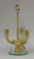 Lot 194 - An Italian three-light table lamp