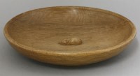 Lot 69 - A 'Mouseman' oak bowl