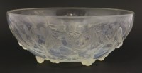 Lot 179 - A Lalique 'Gui' opalescent bowl