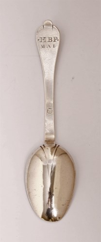 Lot 67 - A Channel Islands' silver trefid spoon